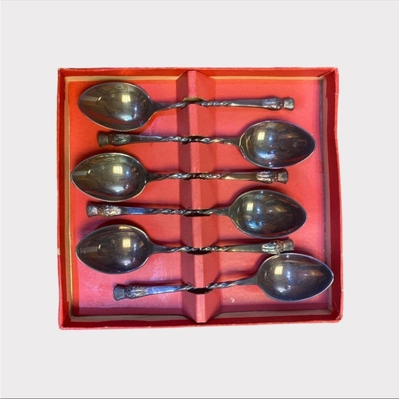 VINTAGE | 6 piece spoon set + box (SC) - Picture 2 of 4